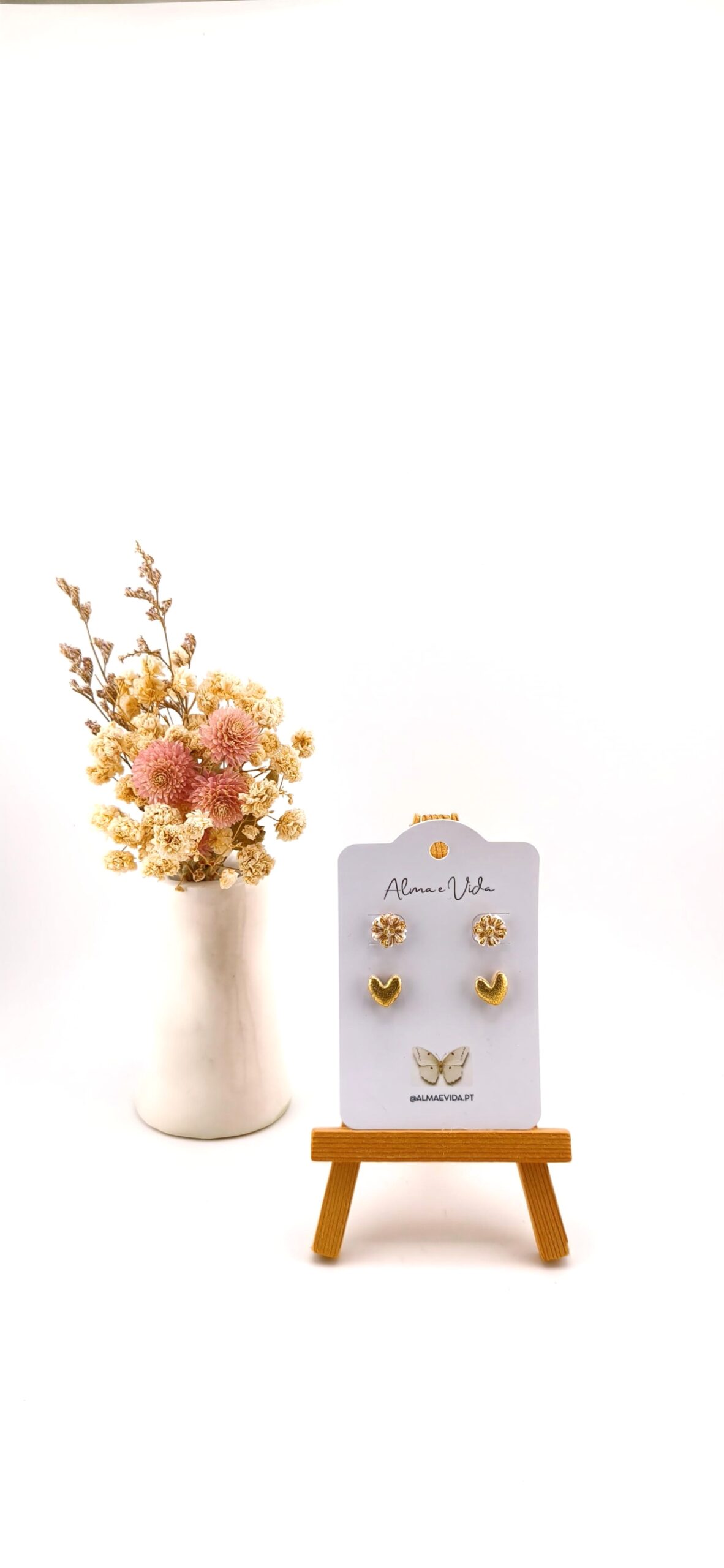minis duo branco e dourado minis duo branco e dourado