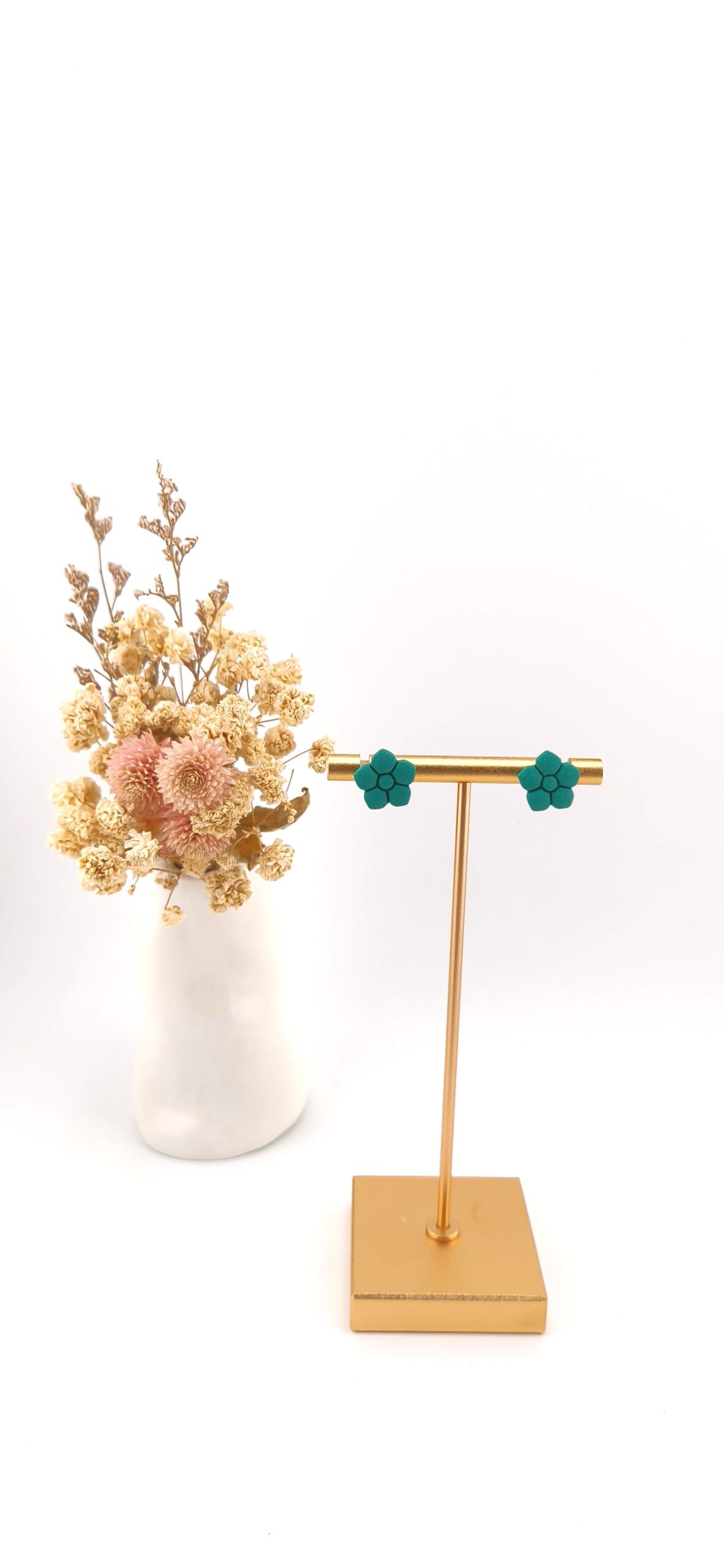 brincos conjunto flores verde esmeralda alma e vida brincos conjunto flores verde esmeralda alma e vida